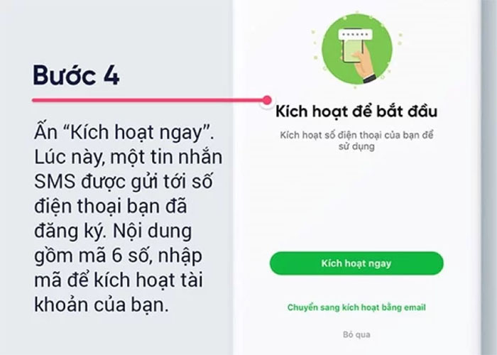 kích hoạt tài khoản finhay