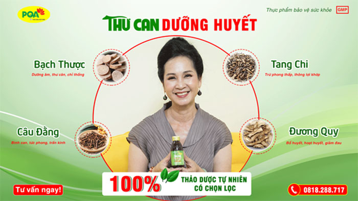 PQA thư can dưỡng huyết