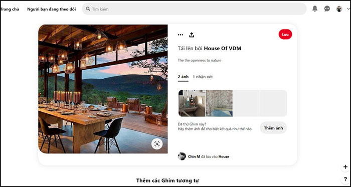 thiết lập profile pinterest