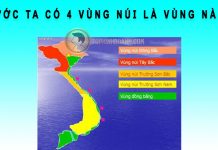 4 vùng núi nước ta