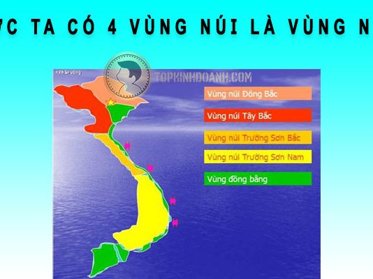Nước ta có 4 vùng núi là? 4 vùng núi nước ta