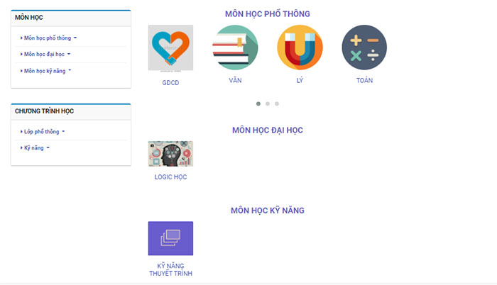 học trực ruyến kính cận vn