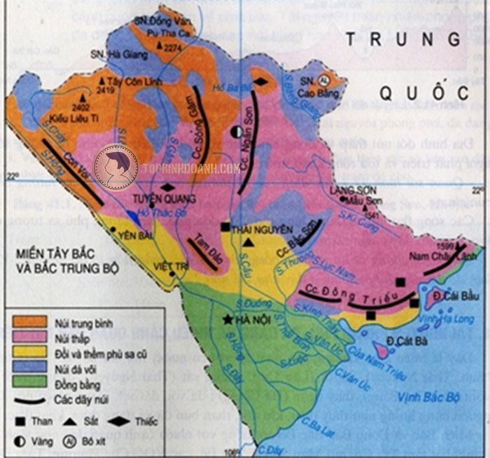 vùng núi đông bắc