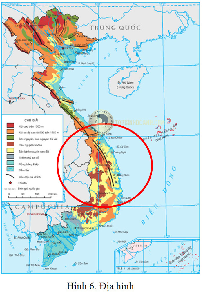vùng núi trường sơn nam