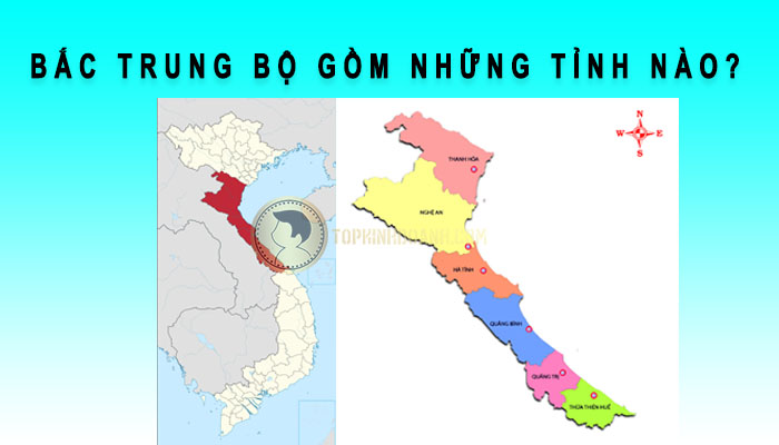 bắc trung bộ gồm những tỉnh nào