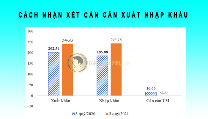 cách nhận xét cán cấn xuất nhập khẩu
