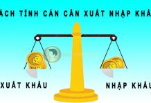 Cách tính cán cân xuất nhập khẩu và nhận xét chính xác nhất cách tính cán cân xuất nhập khẩu
