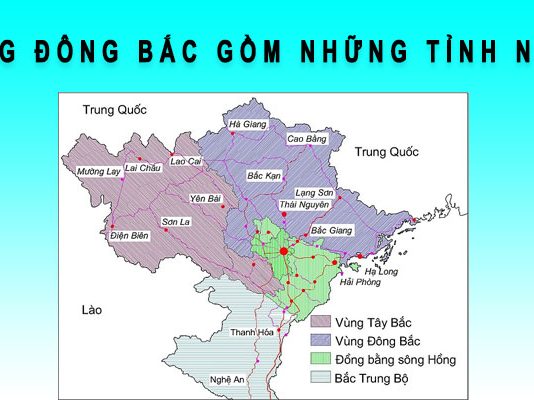 Vùng Đông Bắc gồm những tỉnh nào? vùng đông bắc gồm những tỉnh nào
