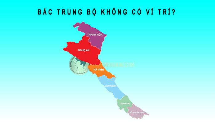 bắc trung bộ không có vị trí