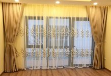 Cách giặt và vệ sinh rèm voan thêu Cách giặt và vệ sinh rèm voan thêu