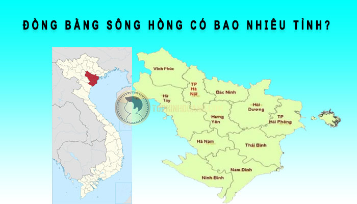 đồng bằng sông hồng có bao nhiêu tỉnh