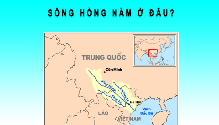 sông hồng nằm ở đâu