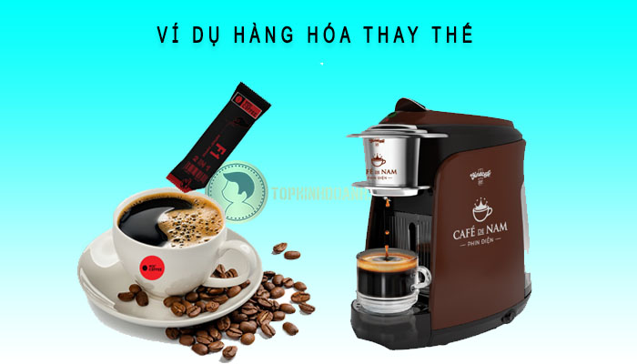 ví dụ hàng hóa thay thế