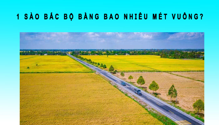 1 sao bắc bộ bằng bao nhiêu mét vuông