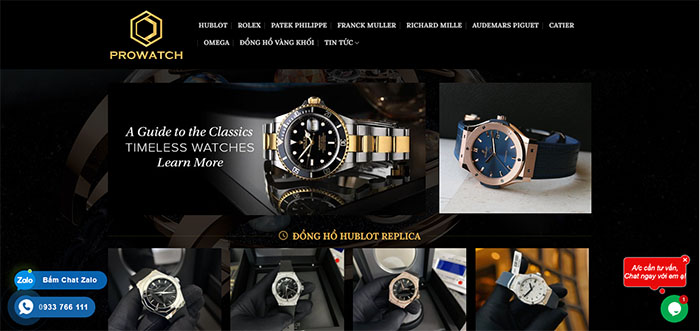 chỉ mua đồng hồ Hublot rep chất lượng
