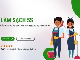 Làm Sạch 5S – Đơn vị cung cấp dịch vụ vệ sinh văn phòng ở Ba Đình chất lượng Làm Sạch 5S - Đơn vị cung cấp dịch vụ vệ sinh văn phòng ở Ba Đình chất lượng