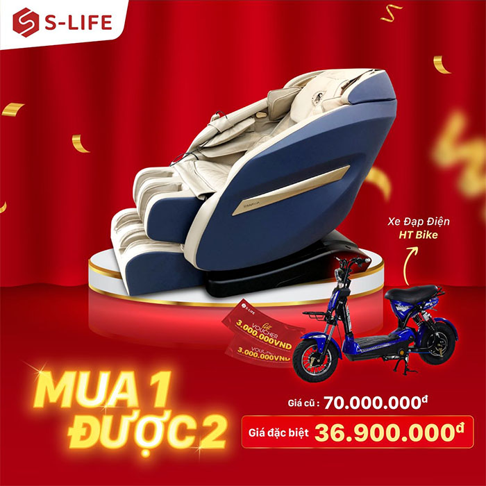 ghế massage S-Lux Alvina 611