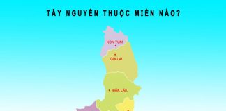 tây nguyên thuộc miền nào