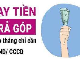 vay trả góp bằng cmnd
