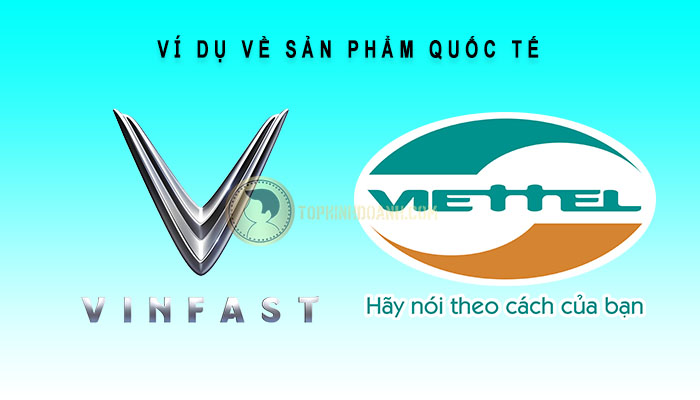 ví dụ về sản phẩm quốc tế