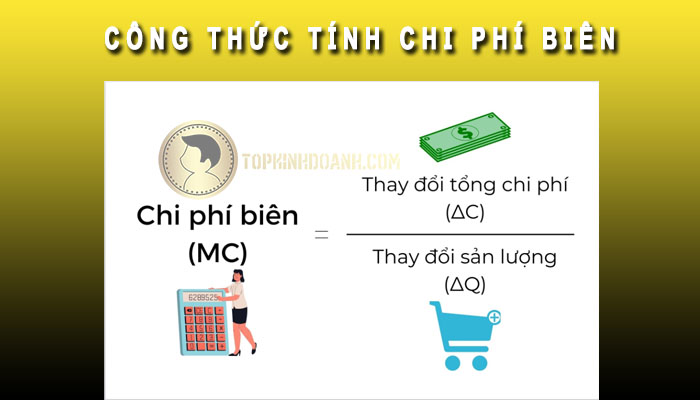 công thức tính chi phí biên