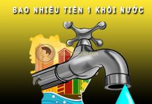 Bao nhiêu tiền 1 khối nước? Giá nước tại TPHCM, Hà Nội, Đà Nẵng Bao nhiêu tiền 1 khối nước