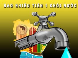 Bao nhiêu tiền 1 khối nước? Giá nước tại TPHCM, Hà Nội, Đà Nẵng Bao nhiêu tiền 1 khối nước
