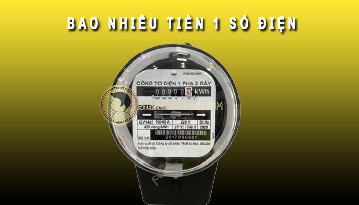 Bao nhiêu tiền 1 số điện