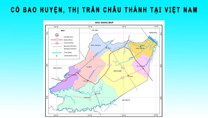 có bao nhiêu huyện châu thành
