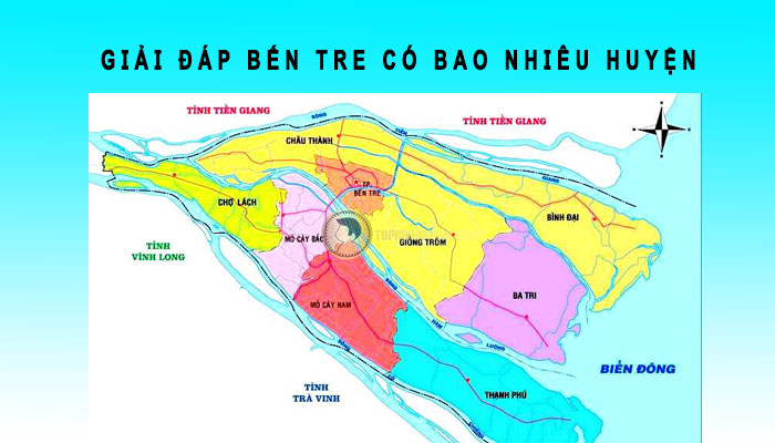 Bến Tre có bao nhiêu huyện
