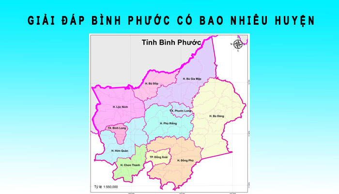 Bình Phước có bao nhiêu huyện