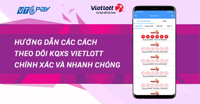 Cách mua vietlott online qua App VTC Pay