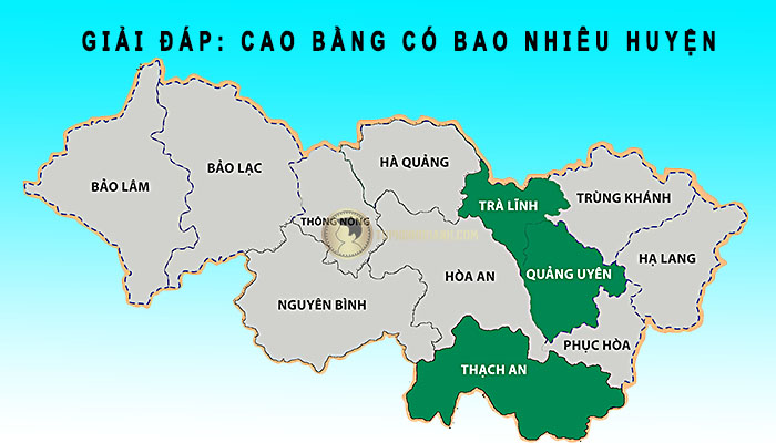 Cao Bằng có bao nhiêu huyện
