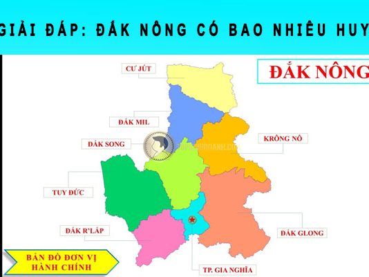 Đắk Nông có bao nhiêu huyện