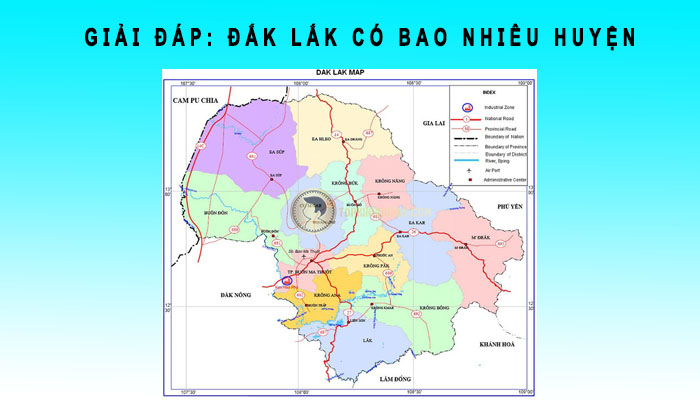 Đắk Lắk có bao nhiêu huyện