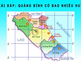 Quảng Bình có bao nhiêu huyện? Những huyện Quảng Bình tên gì Quảng Bình có bao nhiêu huyện