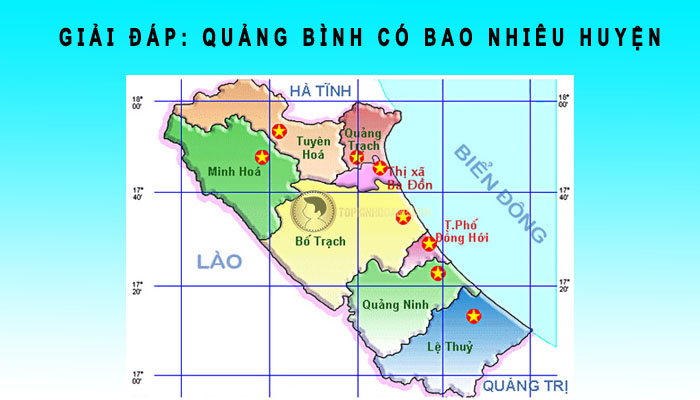 Quảng Bình có bao nhiêu huyện